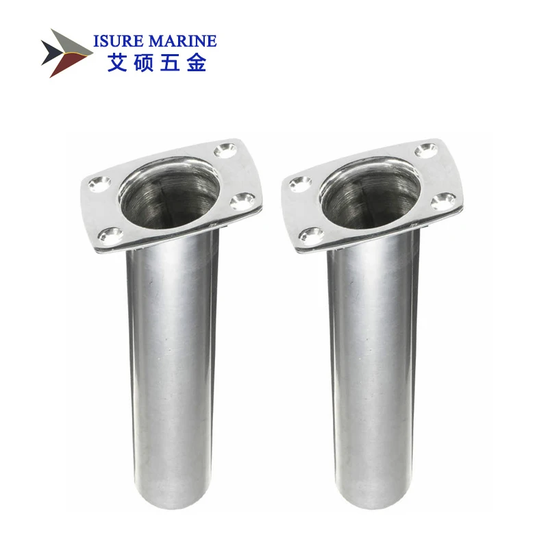 ISURE MARINE Stainless Steel Outrigger Fishing Rod Holder With Deck Mounts  Base - AliExpress