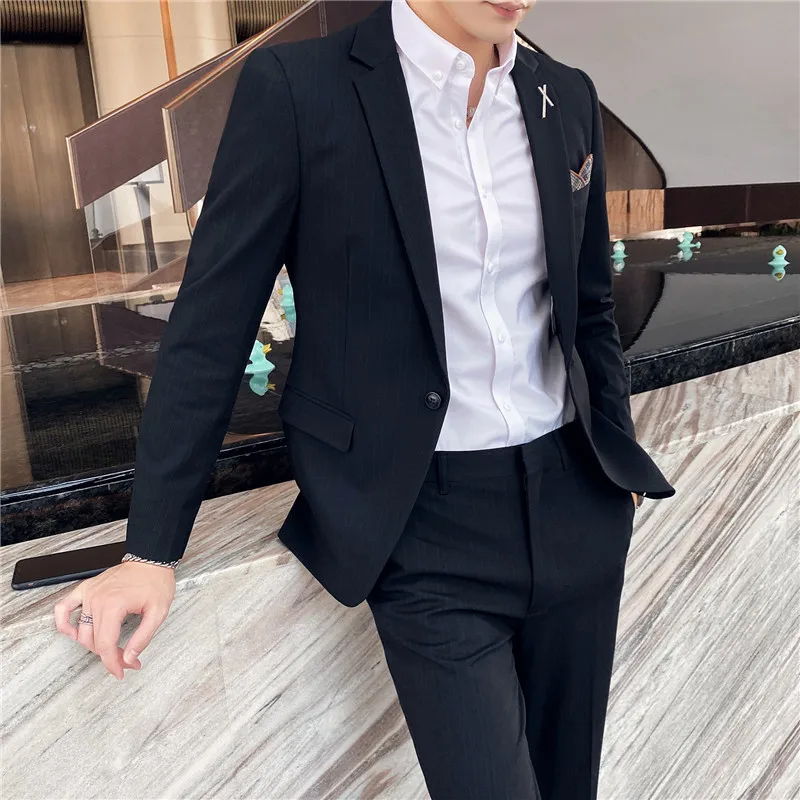 Black Suit Jacket With Khakis