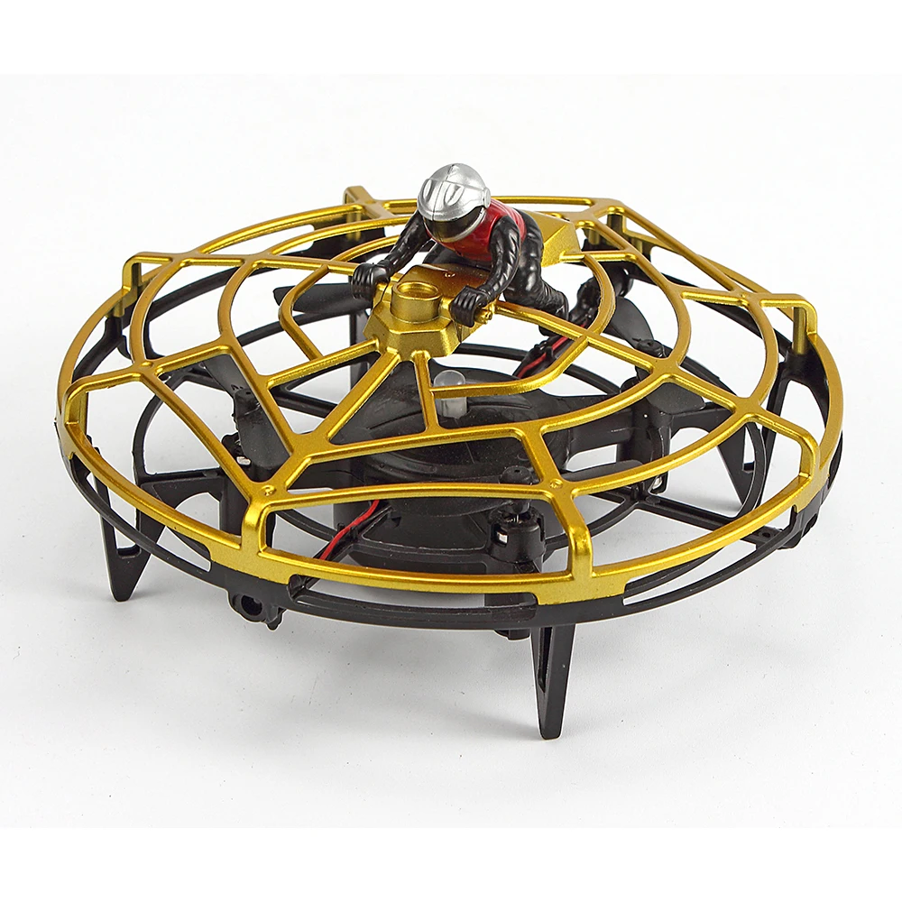 Мини Дрон НЛО Квадрокоптер Дрон на ру Дистанционное управление вертолет игрушки для детей подарок игрушечный самолет соматосенсорный полет