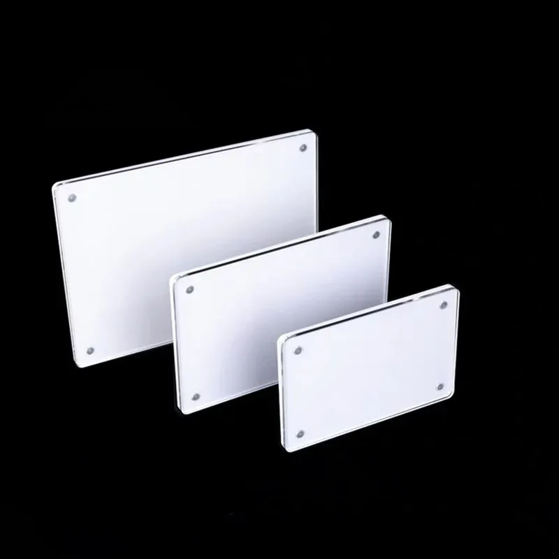 

7*10cm Acrylic Mini Office Library File Drawer Cabinet Card Paper Tag Label Card Holder Label Card Holders Frames