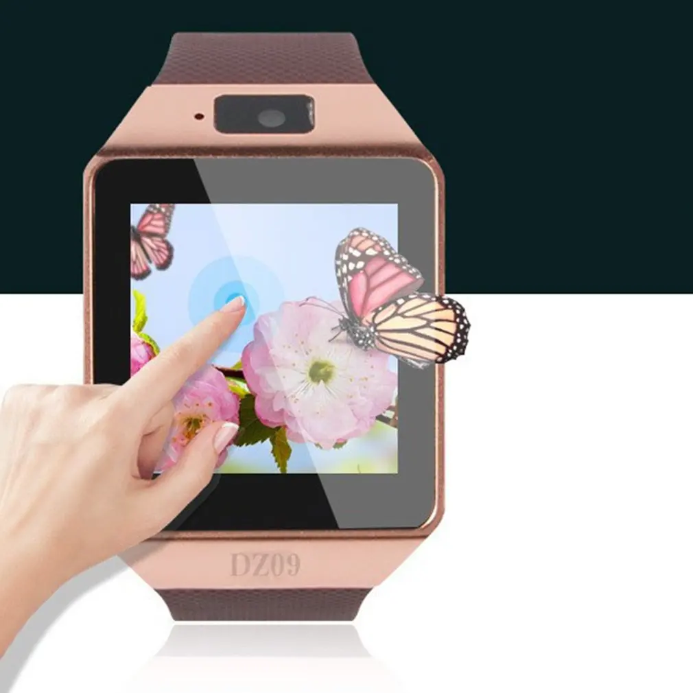 Умные часы Dz09 золотые серебряные умные часы для Ios для Android sim-карты камеры часы