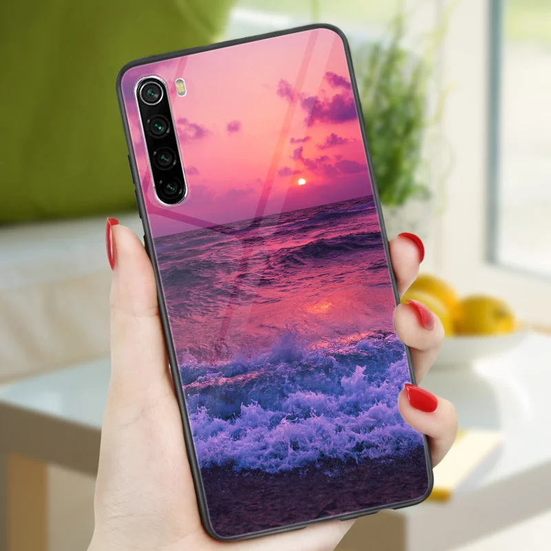 Мягкий глянцевый яркий Чехол для Xiaomi Redmi Note 7 8 9 Pro 9S 7A 8A 9A 9C чехол из ТПУ Для 10T 10 Lite