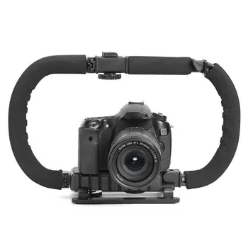 

Durable Bracket Holder Classic Delicate U Shape Bracket Handheld Grip Mobile Phone Holders Stabilizer Stick for Camera