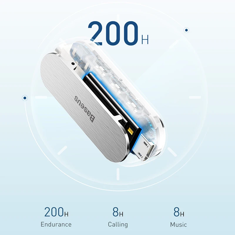Najtaniej Baseus nadajnik bluetooth bezprzewodowy odbiornik bluetooth do słuchawek słuchawki speatr 3.5 Aux bluetooth audio adapter z odbiornikiem