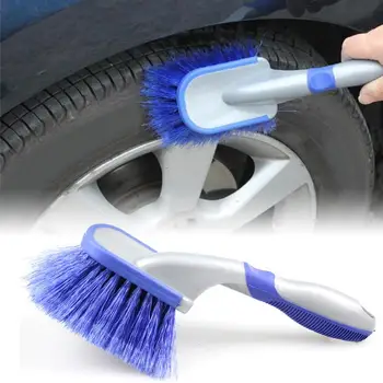 

Car Wheel Wash Brush Car Vehicle Motorcycle Wheel Tire Rim Scrub Brush Washing Cleaning Tool Cleaner Auto Scrub Brush Car Wash