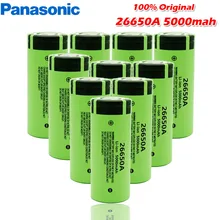 Panasonic оригинальная Высокая емкость 26650A 26650 5000mAh литиевая батарея для фонарика power Bank литий-ионные аккумуляторные батареи