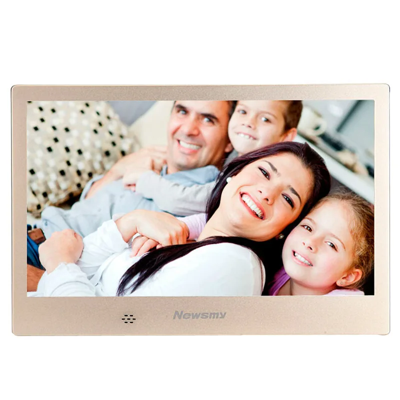 Модный 10 1 дюймовый светодиодный экран HD 1024*600 Подарочная цифровая фоторамка