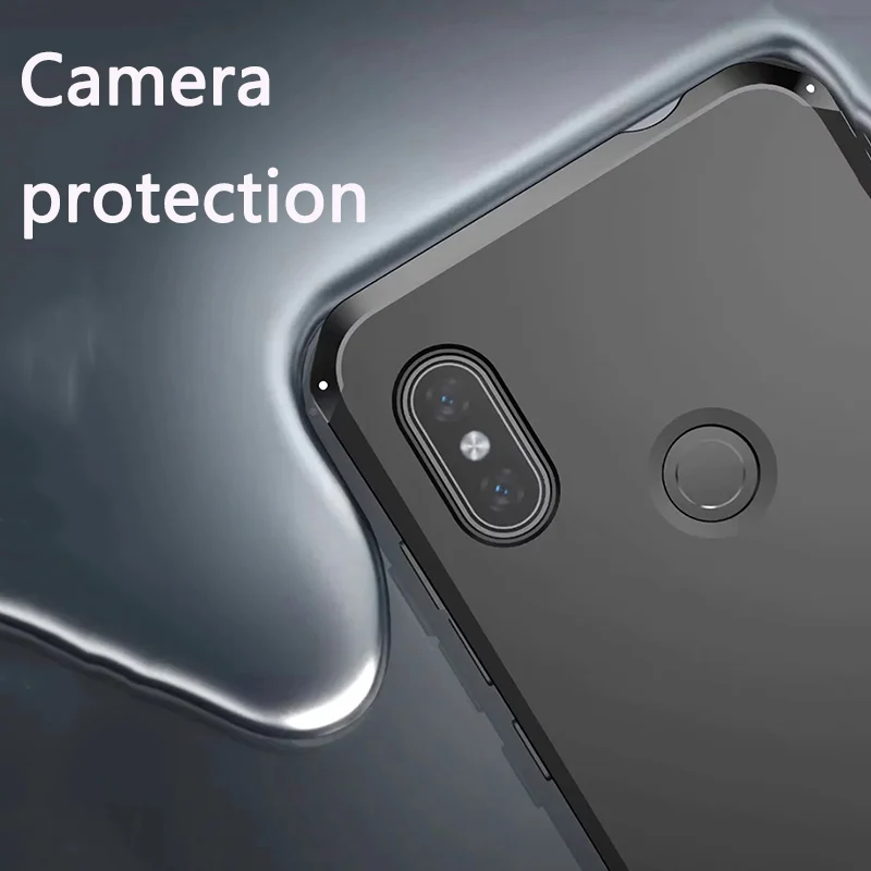 Для Xiaomi Redmi Note 8 Pro Mi 9 MI 10 Чехол Алюминиевый металлический бампер жесткий матовый