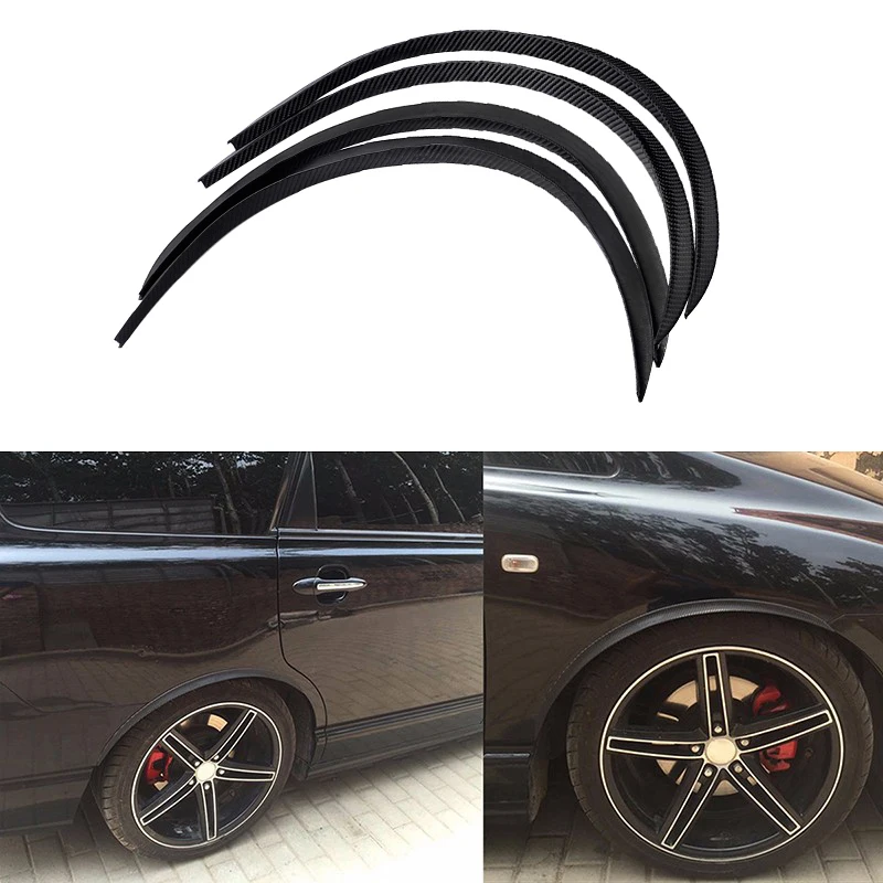 Espeeder 4pcs Car Arch Wheel Fender Flare Extension Protector Lip Anti