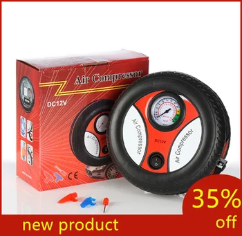 

Car Tire Inflation Pump Air Compressor Mini Tire Design 12V Input Voltage Electric Inflating Machine Suitable For Most Cars