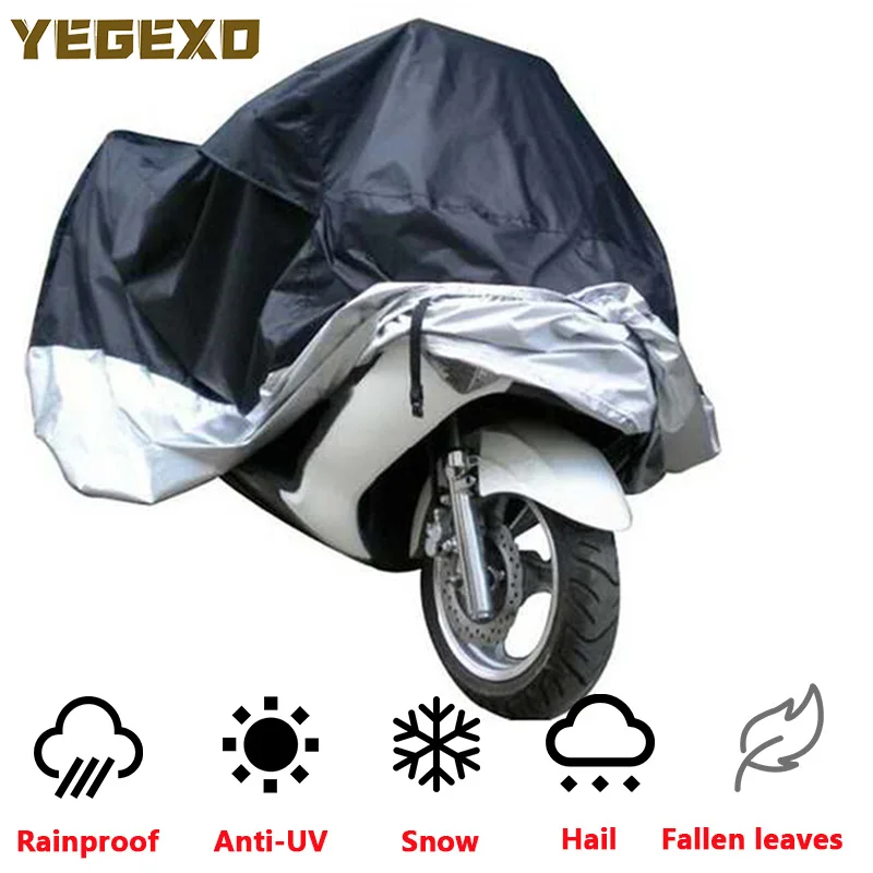 L Scooter Motorbike Bike Motorcycle Cover Waterproof Outdoor Rain Dust Protector