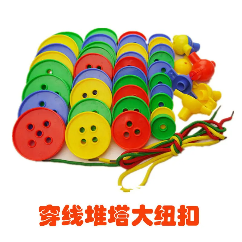 Abacus бусины из бисера пуговица для браслета Веревка Одежда бусины-нанизывающие игрушки для мужчин и женщин ребенка 2-3-6 лет бисерный браслет Threadi