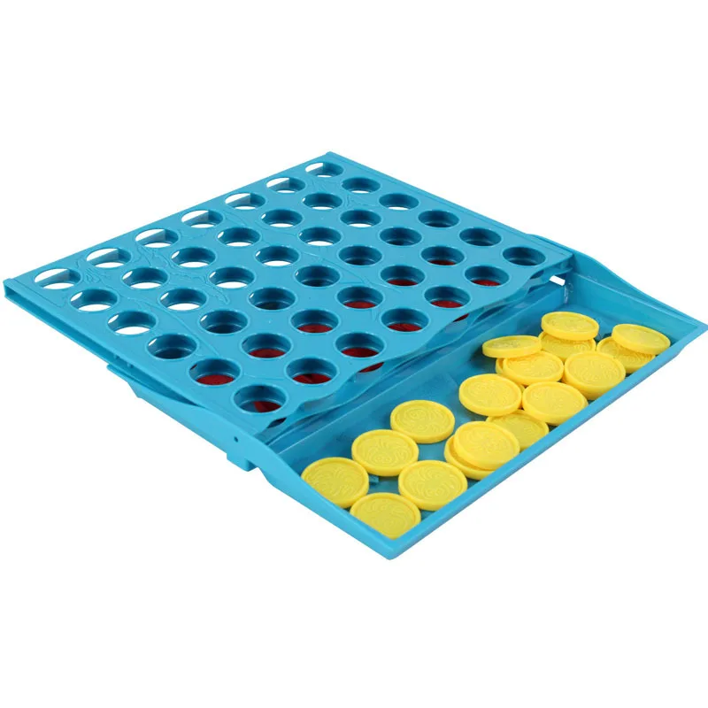 

Fun Chinese Four Linked Rings Puzzle Five-in-a-row Tabletop Game Parent And Child Interactive Baby Early Childhood Educational T