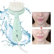 ZOREYA ручная щетка для массажа лица очищающая лицо поры глубокое очищение мягкая кисть щётка для умывания лица инструмент для очищения кожи