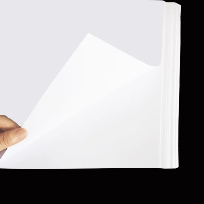 White A4 paper printing copy paper 100 sheets/packet manual drawing for office supplies light and durable