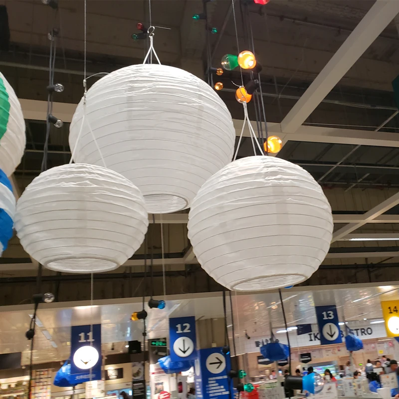1Pcs Paper Paper Lanterns White Lanterns Beautiful Festivous Celebration Church Hanging Party Honeycomb Balls Wedding Gift