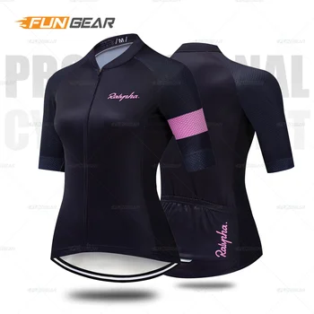 

Women Biking Jersey Short Sleeve Clothing Cycling Top Clothes Bicycle Girl Summer Solid Color Ropa Ciclismo Breathable Quick Dry