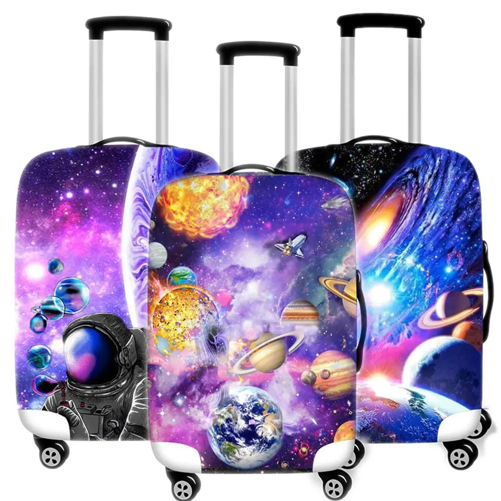 3D чехол с изображением звездного неба, защитный чехол, Дорожный чемодан, уплотненный пылезащитный чехол, аксессуары, чемоданы, органайзер 18-32 дюймов