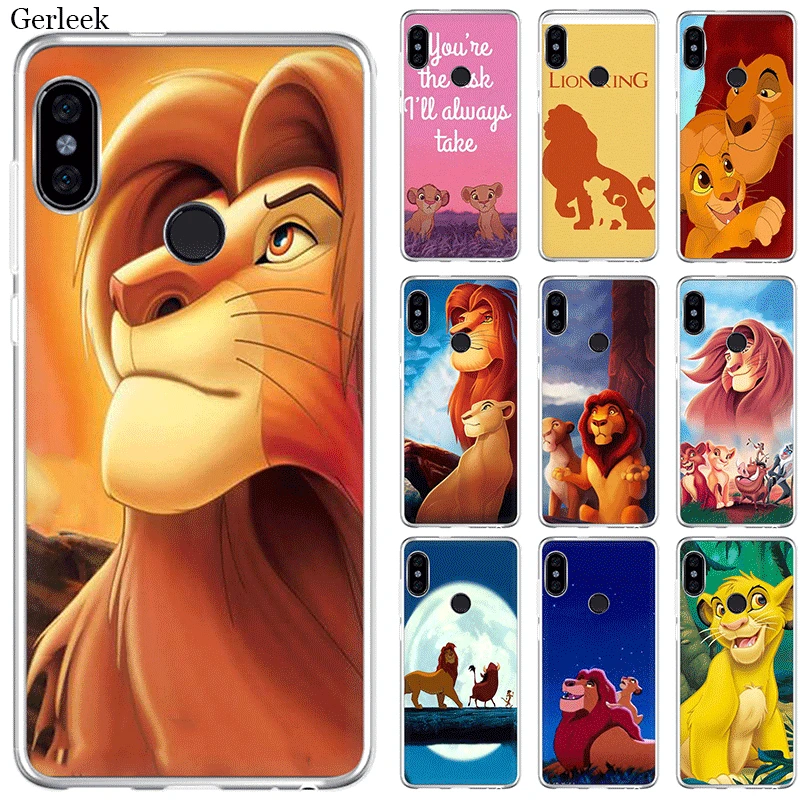 

Mobile Phone Case For Xiaomi Mi 5 5S 6 Mix 2S 8 A1 A2 5X 6X Lite F1 9 9T MAX 3 A3 Pro CC9 CC9E Cover Lion King Best Coque