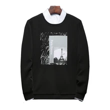 Черные толстовки с модным принтом, толстовки с капюшоном, Мужская одежда, Зимние толстовки, Мужская Уличная одежда в стиле хип-хоп, однотонная мужская толстовка с капюшоном, 4XL, брендовая одежда