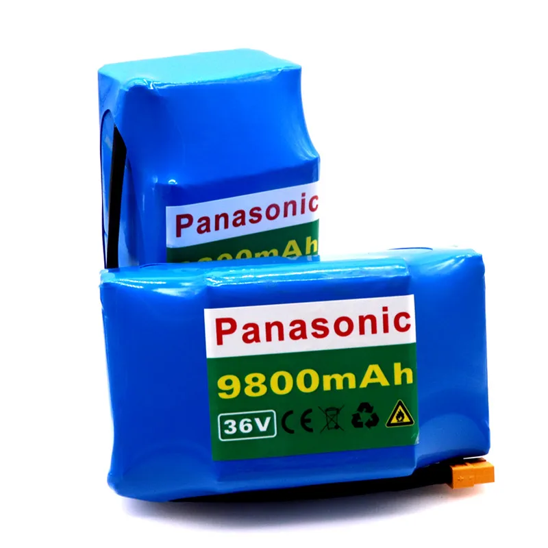 Panasonic 10s2P 36V литий-ионный Перезаряжаемые Батарея 9800 мА/ч, 9.8ah с одноконтурным Напряжение Ховерборд Батарея