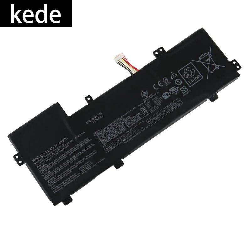 Kede аккумулятор для ноутбука B31N1534 для Asus U5000 Zenbook UX510UX, UX510UW 11,1 V 48Wh
