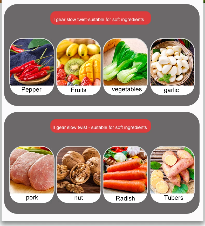 Description Picture 6 of itemHousehold Garlic Peeling Machine Mult-functional Garlic Pepper Chopped Blender Electric  Meat Grinder  Food Processor