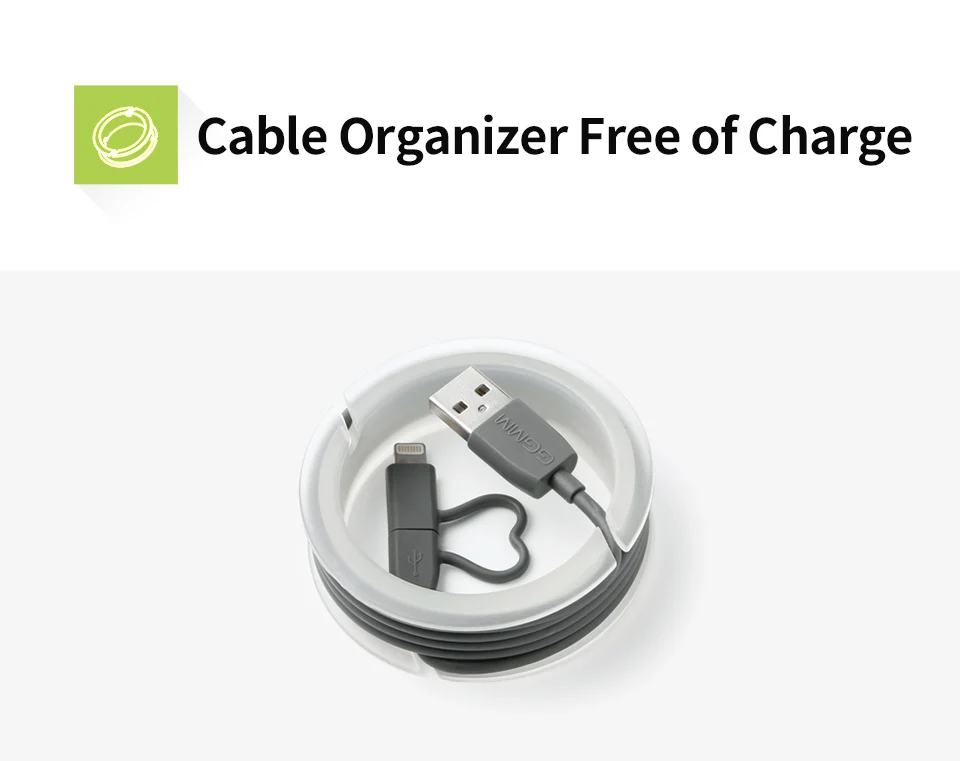 GGMM USB для Lightning Micro USB MFi Сертифицированный 2.4A PD Быстрая зарядка 1 м кабель для зарядки данных для iPad iPhone 11 Pro XR XS Max Plus