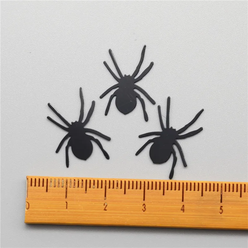 300 шт.(25 г) 18*20 мм Хэллоуин паук свободные блестки красивые товары для рукоделия для скрапбукинга Diy аксессуары для детей DIY