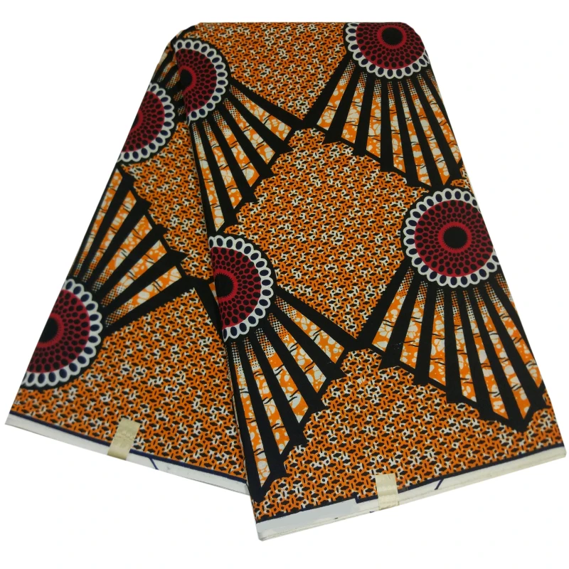 Высокое качество Анкара Африканский принт ткань для платьев воск ткань Анкара ткань хлопок Свадебная африканская ткань - Цвет: HS550917A17