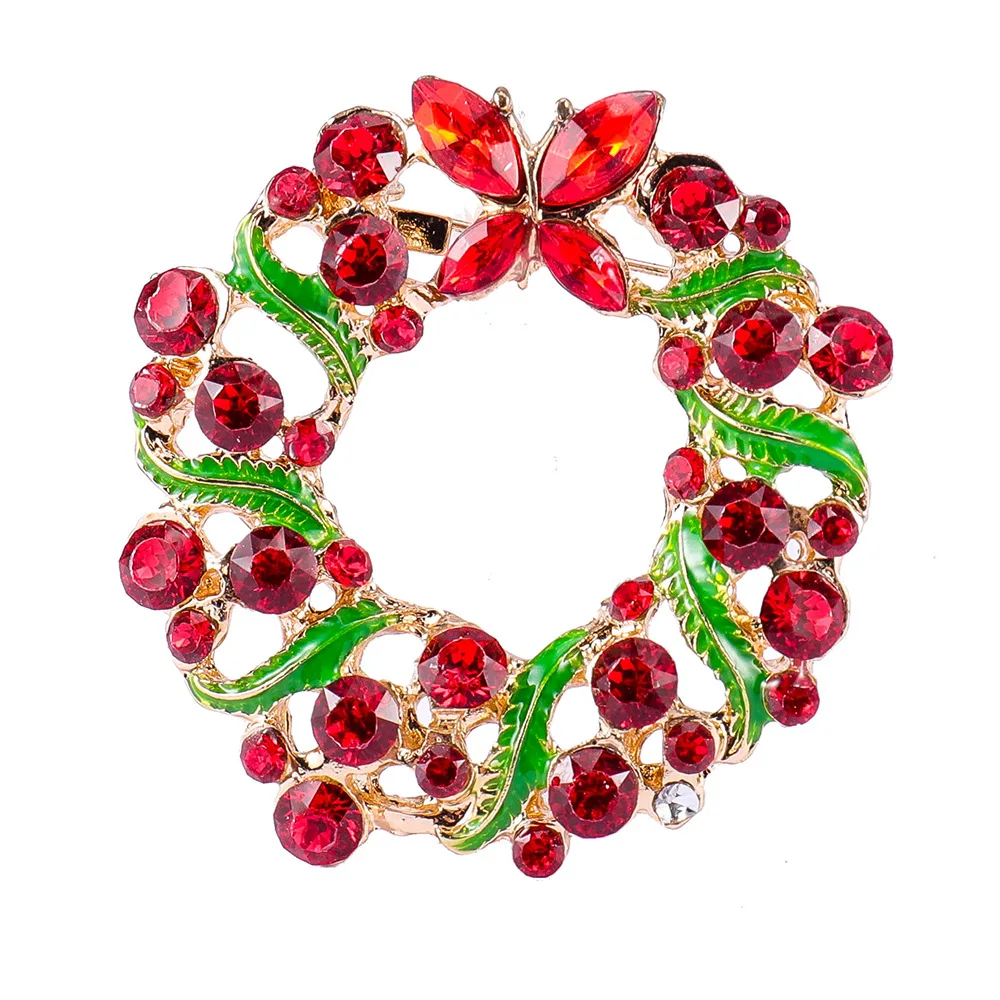 Hot Sales Women's Cool Christmas Candy Modeling Brooch New Style Selection Alloy Environmentally Friendly Maintains Color Access