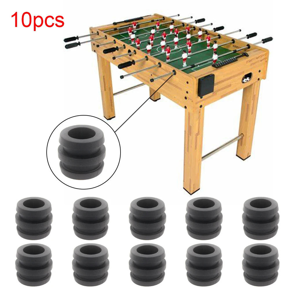 10 шт. Игры Прочный Foosball части машины буфера игрушка стол футбол замена мягкий резиновый стержень для футбола бампер Мини 16 мм