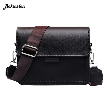 

Bokinslon Bokinslon Fashion Portable Small Square Bag Shoulder Woman Casual Stone Pattern Simple Messenger Bag Female