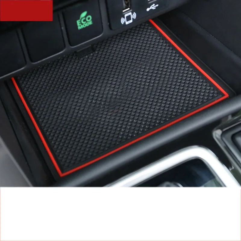 

Lsrtw2017 Emulsion Car Door Cup Slot Anti-miak Mat for Mitsubishi Outlander Sport Asx RVR 2019 2020