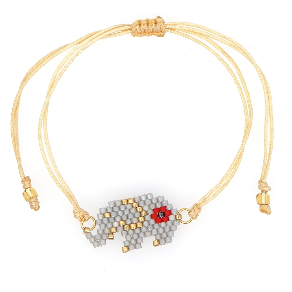 Go2boho 2020 Миюки браслет женский слон Pulseras Mujer Moda 2019 подарок ювелирные изделия дети