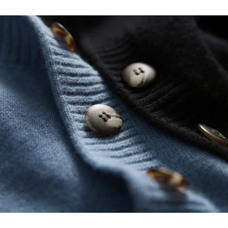 Осенне зимний кашемировый жилет с круглым вырезом женский свитер без рукавов