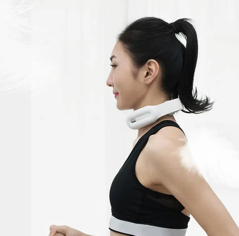 Xiaomi Mijia умный массажер для шеи через плечо многофункциональный электрический шейный позвоночник ФИЗИОТЕРАПЕВТИЧЕСКИЙ массаж Пульс Relex