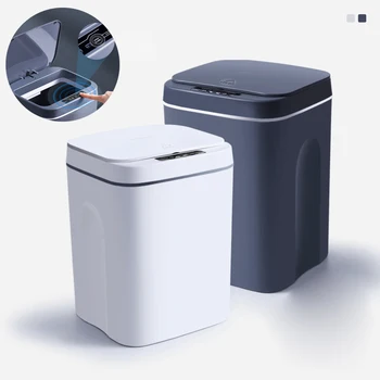 

Automatic Touchless Intelligent induction Motion Sensor Kitchen Trash Can Wide Opening Sensor Eco-friendly Waste Garbage Bin