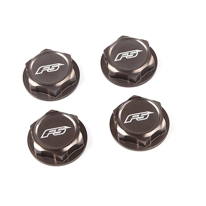 

CNC Metal Enclosed Tire Nut RC Cars Upgrade Parts Closed Wheel Block Tire Nut Vehicles & Remote Control Toys Accessories