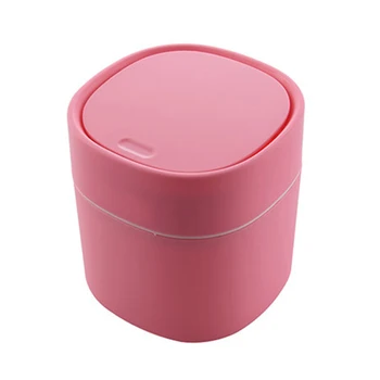 

Trash Can Living Room Clean Car Storage Bucket Multifunctional With Lid Office Home Ashtray Mini Desktop Nordic Style