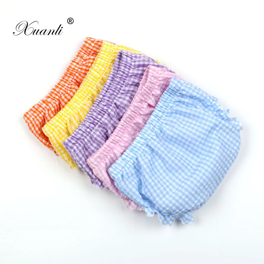 2020 MEW Baby Boy Girls Shorts Newborn Bloomers Baby Panties Infant checkered Pattern Shorts Baby Clothes (14)