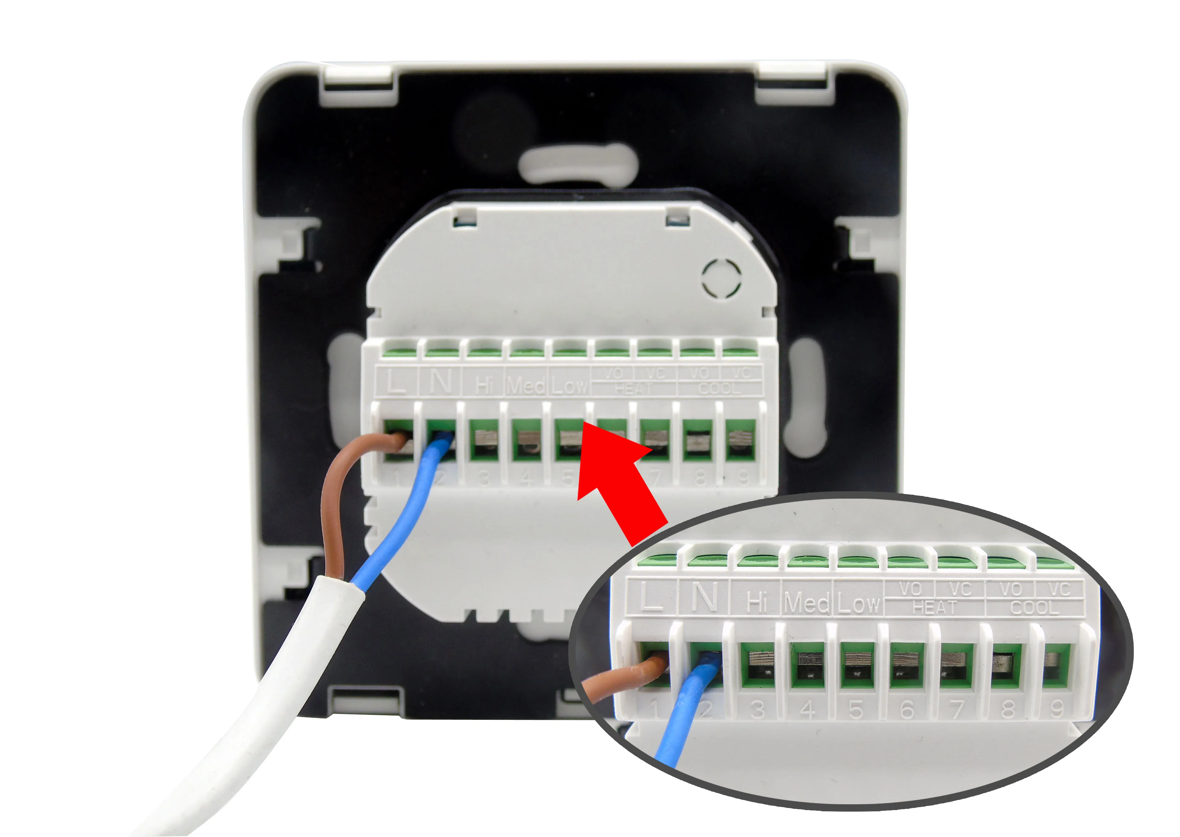 Termostato controlado por voz do condicionador de