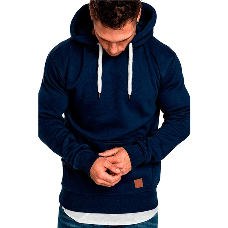 

2020 Brand New Style Man Solid Color Outdoor Fitness Sports Hoodie Casual Fashion Pullover Tops Men's Hoodies Sweatshirts