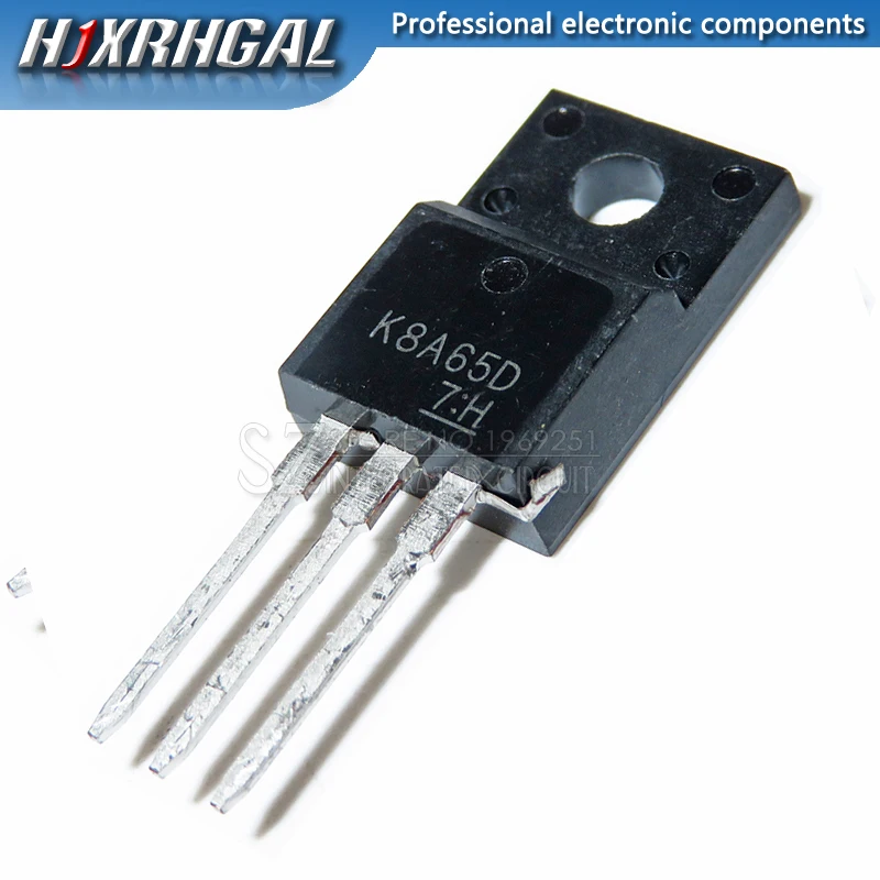 1 шт./лот K8A65D TK8A65D 650V 8A 45W LCD MOS FET TO-220F 100% гарантия качества | Электронные компоненты и