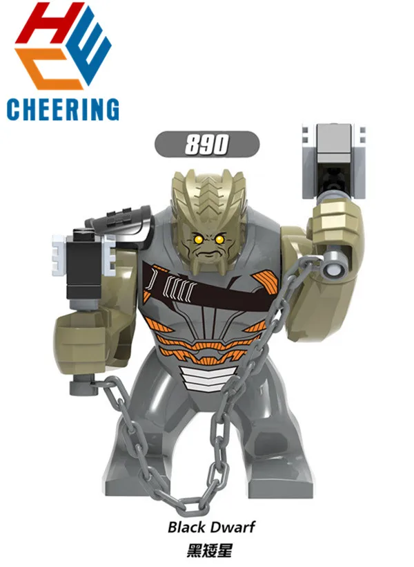 

XH 890 Single Sale Action Black Dwarf Figures Avengers 3 Infinity War Collection Building Blocks For Children Toys Best Gift