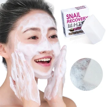 

60g Snail Recovery Handmade Soap Oil-control Anti-acne Oil-control Face Soap Handmade Soap