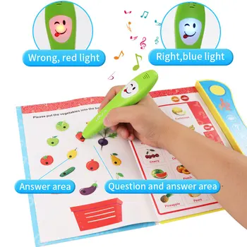 

Children Study Leaning Story Toys Baby Educational Voice Reading Machine Book Kid Smart Reading English Language Leaning Machine