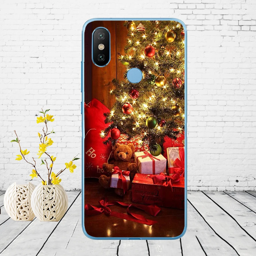 Мягкий силиконовый чехол 302DD Merry Christmas для Xiao mi Red mi 6 6a mi 8 a2 lite note 5 6 pro 7 Case