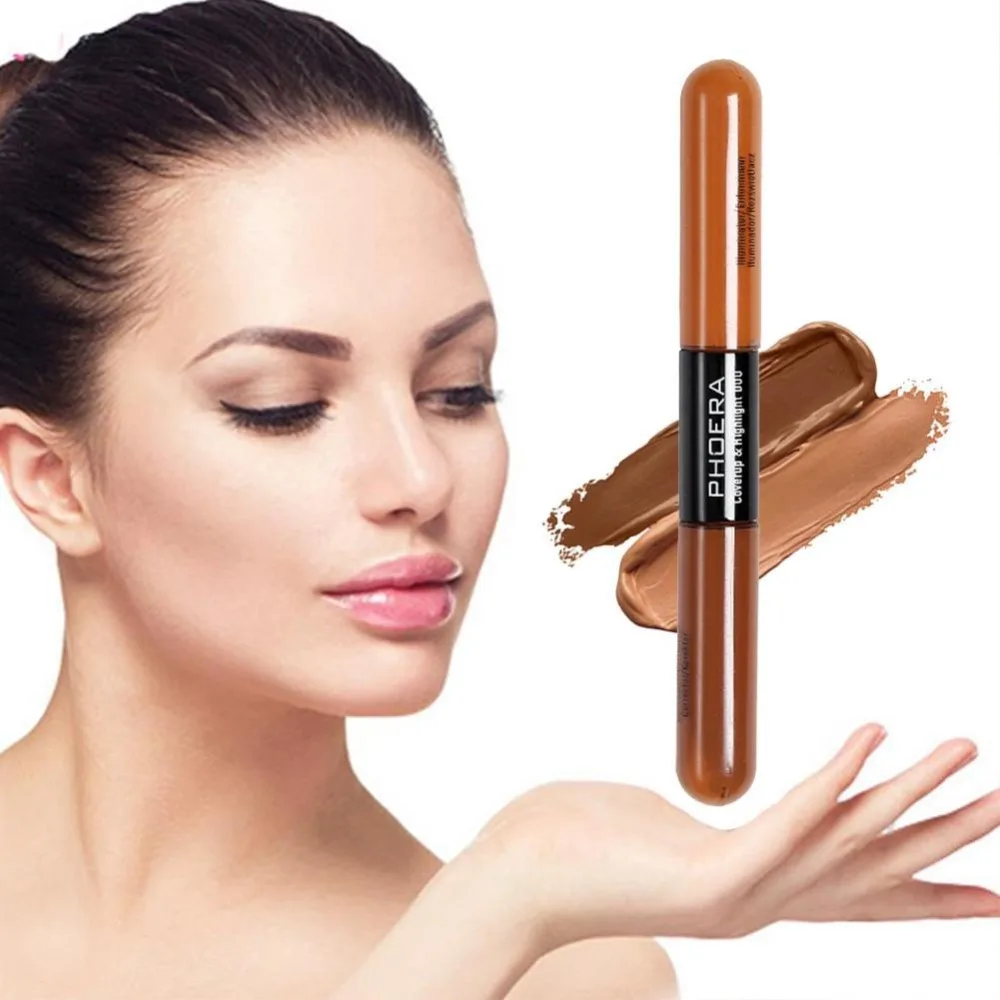 Sculpt& Highlight Face Duo Двойной консилер с бронзатором Осветляющий крем для контура лица темные круги для лица Cosmet