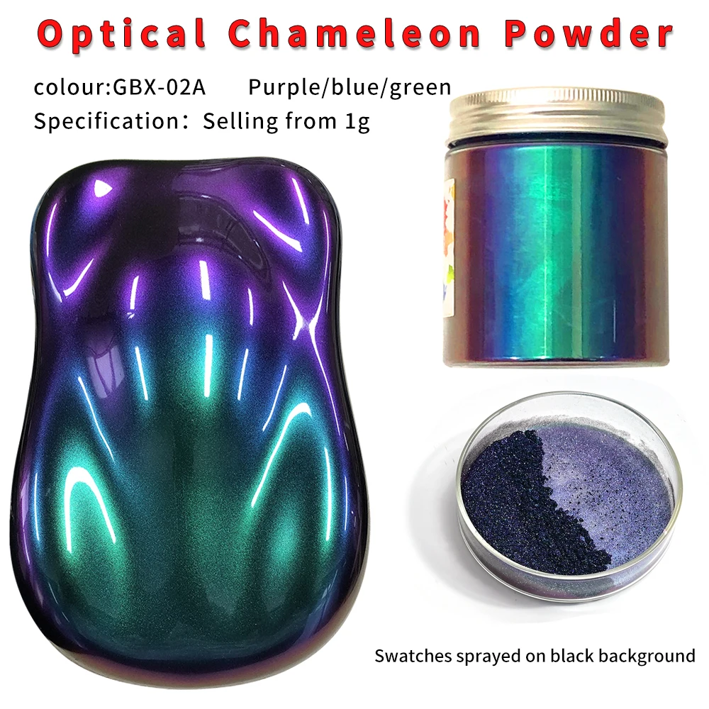 GBX Magic Starry sky Mirror Effects Holographic Chameleon Transparent Rainbow Nail Art Flake Pigment Powder Nail Art Powder nail powder nail pigment nail decoration nail decorations nail flakes